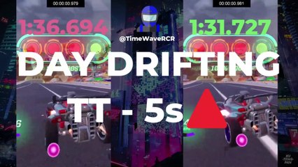 Day Drifting (1:36 vs 1:31) - Rocket Racing