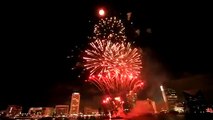 Fuegos Artificiales en Dubai en espera del Año Nuevo