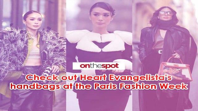 On the Spot: Check out Heart Evangelista's handbags at the Paris Fashion Week