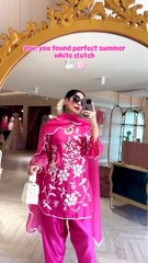 threads with Sequnce with fancy lace border || modeling || FASHION SHOW