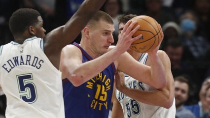 NBA : Jokic remporte un énorme duel contre Edwards, les Nuggets piquent la 2ᵉ place aux Wolves