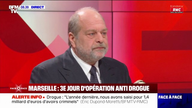 Opération Place nette XXL à Marseille: Éric Dupond-Moretti juge scandaleux les accusations de coup de com