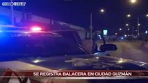 Balacera entre sicarios pone en alerta a policias en Ciudad Guzmán Sur Jalisco