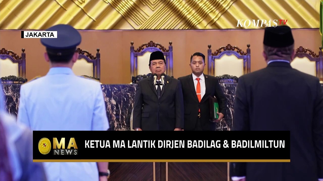 Ketua MA Lantik dan Ambil Sumpah Jabatan Dirjen Badilag dan Badilmiltun! - MA NEWS