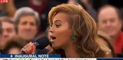 Beyonce Performs National Anthem Ceremony President Obama Inauguration 2013