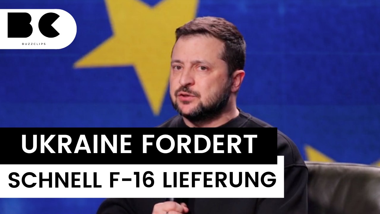 F-16-Kampfjets: Selenskyj fordert schnellere Lieferung