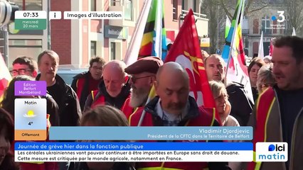 20/03/2024 - Le 6/9 de France Bleu Belfort Montbéliard en vidéo