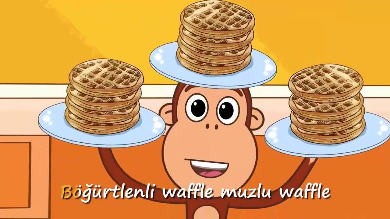 WAFFLE WAFFLE Türkçe Şarkı  Kukuli Komik Çocuk Şarkıları _ Ballı, Çikolata, Böğürtlen, Muz WAFFLE