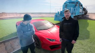 Stop This Train, Win a Lamborghini | Mr Beast Video