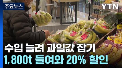 체리·키위도 할인..."수입과일 더 늘려 가격 안정" / YTN