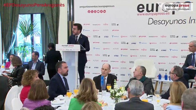 Pere Aragonés: Ya concluida la amnistía, toca abordar el referéndum de autodeterminación