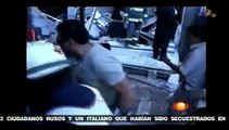 Video minutos después de la explosión en edificio B2 de Pemex y equipos de rescate