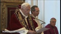 Video de la Renuncia del Papa Benedicto XVI