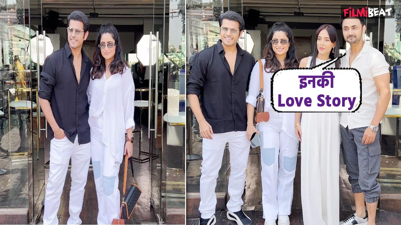 Neil Bhatt और Aishwarya Sharma ने किया Amrita Rao and RJ Anmol के साथ Lunch, New Project । Filmibeat