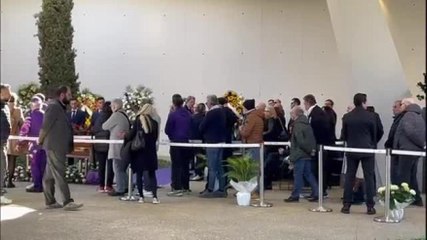Camera ardente Joe Barone, Commisso e i figli di Joe ricevono le condoglianze