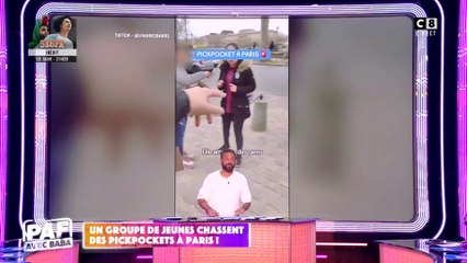 Un groupe de jeunes chassent des pickpockets à Paris !