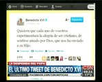 Ùltimo Tweet del Papa Benedicto XVI  2722013