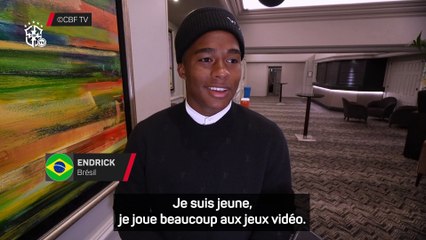 Endrick : "Je connais déjà Wembley et Bernabéu grâce aux jeux vidéo"