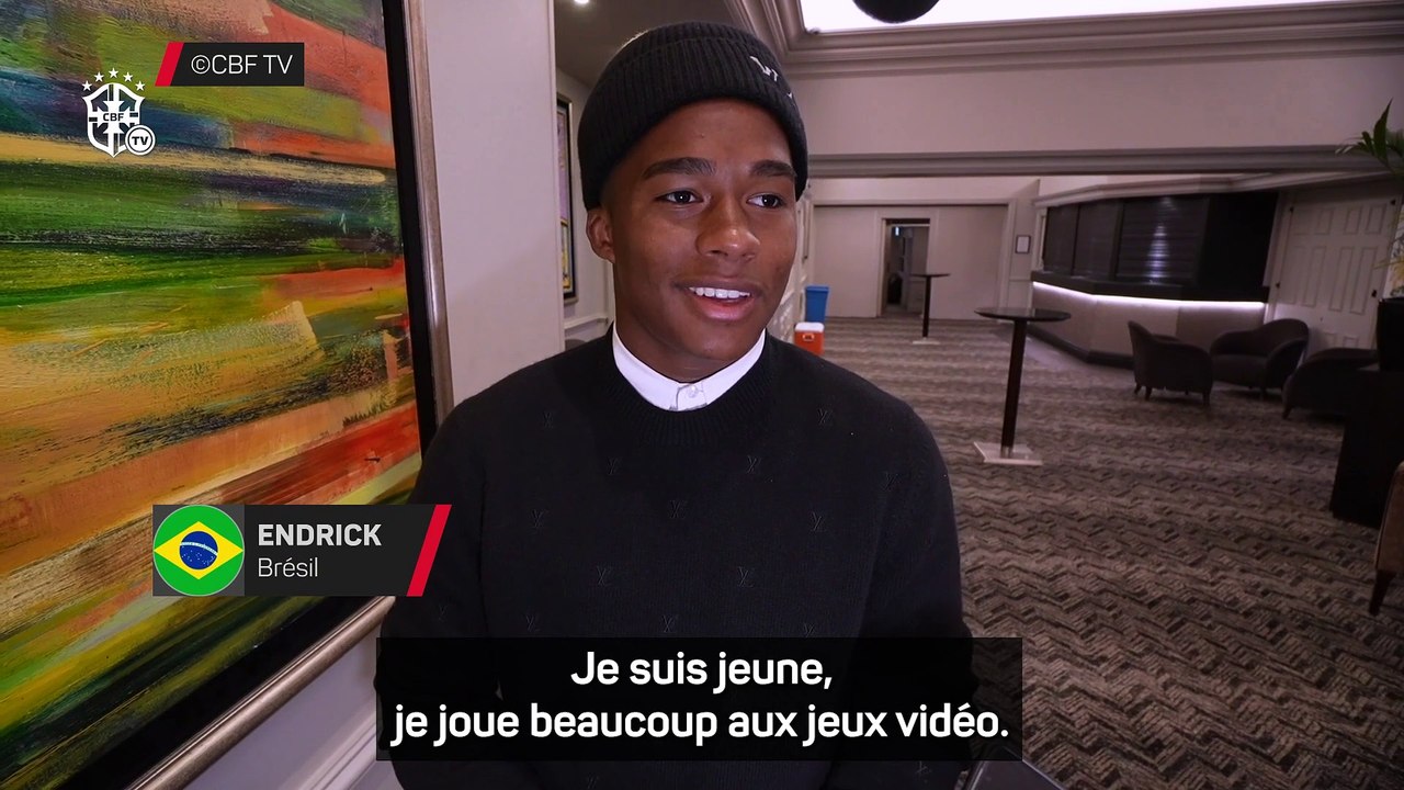 Endrick : "Je connais déjà Wembley et Bernabéu grâce aux jeux vidéo"