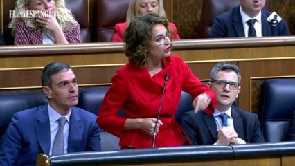 Réplica de la Vicepresidenta primera del Gobierno y Ministra de Hacienda, Mª Jesús Montero a Cuca Gamarra.