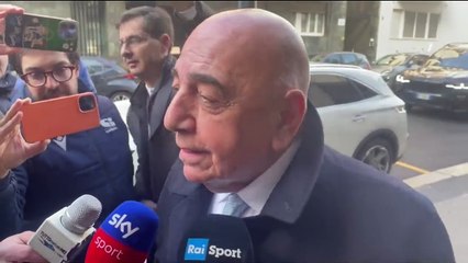 Video, Galliani: "Riunione in Lega? Giornata delicata, particolare e difficile"