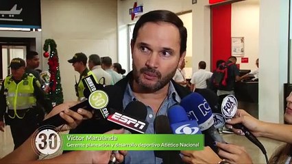 20-12-17 Pidio algo especifico Jorge Almiron para venir a dirigir a Nacional Marulanda responde