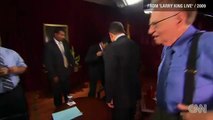 Hugo Chavez sings with Larry King Interview 2009 CNN