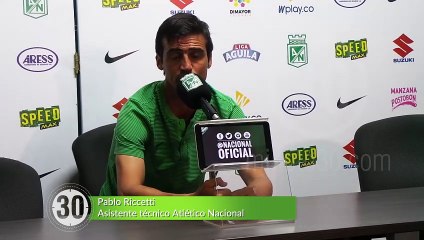 16-04-18 Nacional se esta reservando durante los partidos Pablo Riccetti responde