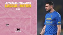 Lecce-Inter, le probabili formazioni: tanto turnover per Inzaghi