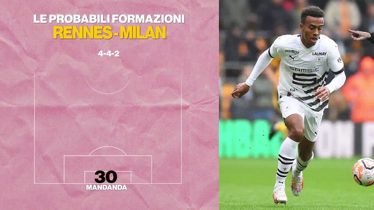 Rennes-Milan, le probabili formazioni: Pulisic e Leao contro Terrier e Kalimuendo