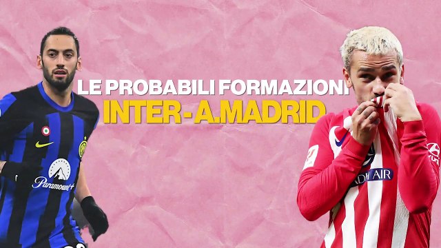Inter-Atletico Madrid, probabili formazioni: Lautaro-Thuram contro Griezmann e Llorente
