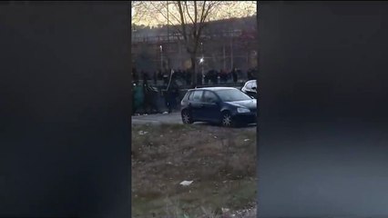VIDEO Serie C, Perugia-Rimini: scontri tra tifosi prima della partita