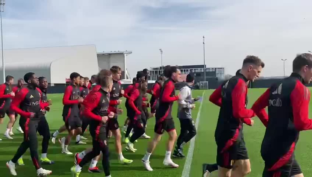 Diables rouges: deux Diablotins à l'entraînement