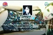 Belinda envia señal obscena a sus seguidores en Twitter