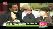 Presidente Hugo Chávez cantó junto a Vicente Fernández