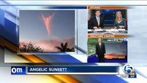 Nube en forna de Angel en Florida cuando se hizo el anuncio del nuevo Papa Jorge Mario Bergoglio