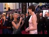 Anne Hathaway Flashes Sideboob  Nipples in Oscars 2013 Red Carpet