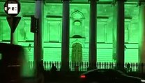 Irlanda celebra del Día de San Patricio iluminando de verde edificios emblemáticos