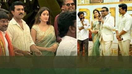 RC 16 Pooja Ceremonyలో సెలెబ్రిటీల సందడి | Telugu Oneindia