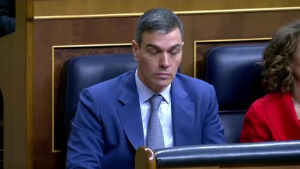 Rifirrafe de Sánchez y Feijóo en el Congreso