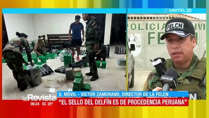 Hallan 46 kilos de droga con un logo de delfín y la Felcn dice que organizaciones tratan de imitar logo