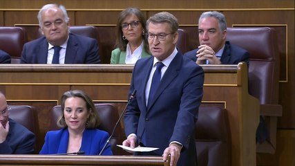 Feijóo amaga con una investigación parlamentaria y judicial a la esposa de Sánchez por el rescate de Air Europa