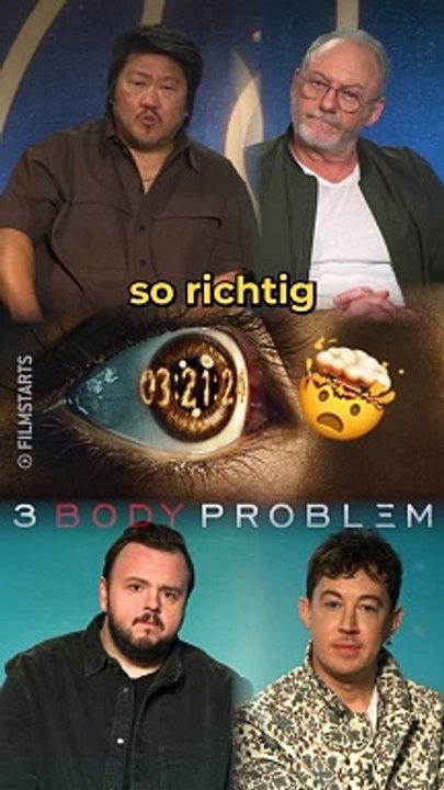 Mindblowing Facts mit dem Cast von 3 Body Problem