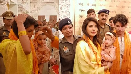 Priyanka Chopra Nick Jonas Daughter Maltie के साथ Ayodhya Ram Mandir Darshan Photo Viral...| Boldsky