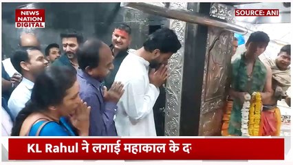 KL Rahul At Mahakaleshwar Temple : महाकाल के दरबार पर पहुंचे केएल राहुल