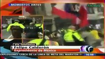 Declaraciones de Felipe Calderón desde Boston tras las explosiones en la maratón