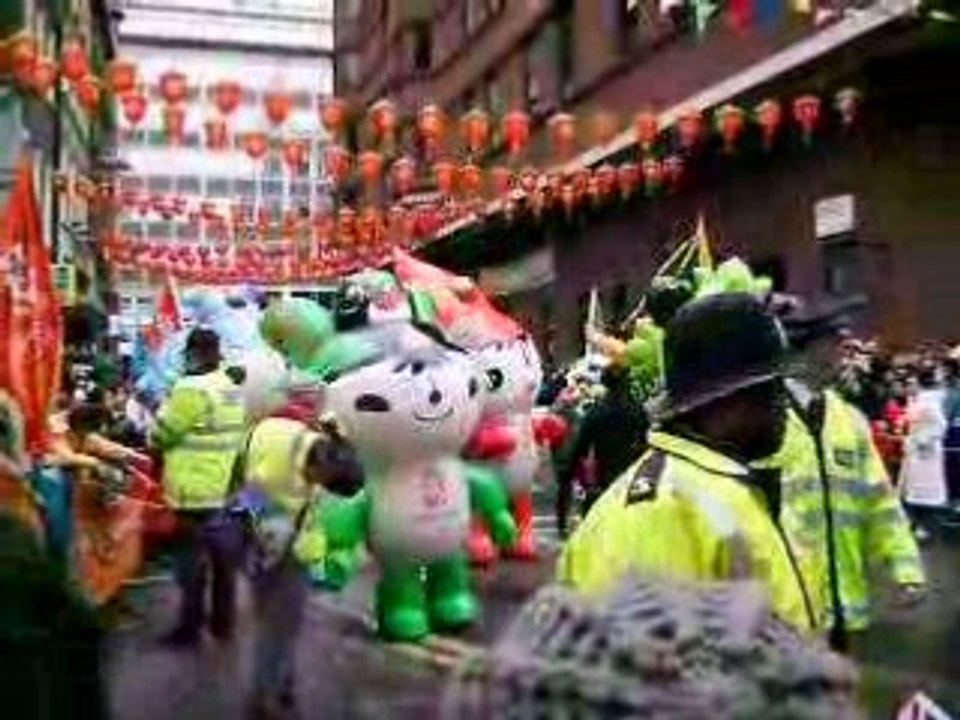 Les mascottes des Jeux Olympiques en Chine