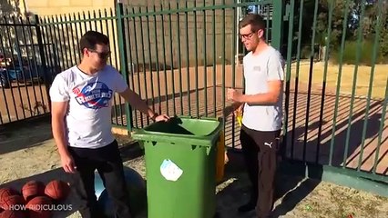 GIANT DART Vs. GIANT ICE BLOCK from 45m!