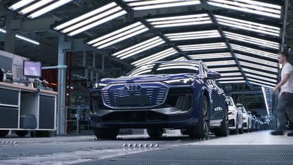 New Audi Q6 e-tron 2025 Production at Ingolstadt Site