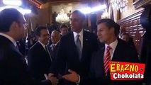 Peña Nieto Presenta al Presidente Obama en su visita Mexico WTF